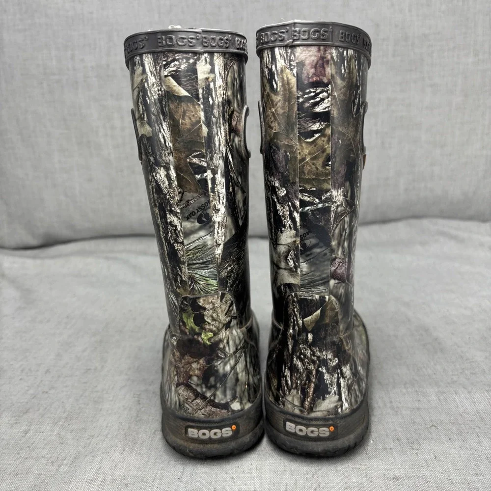 Bogs Kids Rain boot Plush Classic High Mossy Oak Camo Waterproof Insulated Sz 2